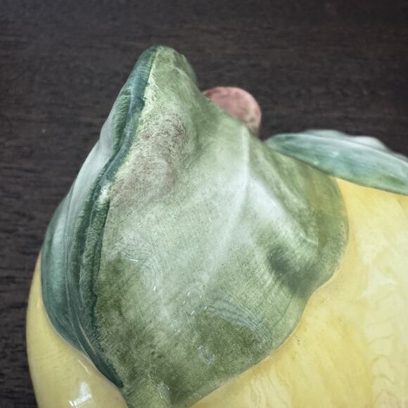 Vietri Apple Trinket Box Covered Dish w/ Lid Made In Italy Hand Painted Numbered - Picture 7 of 16